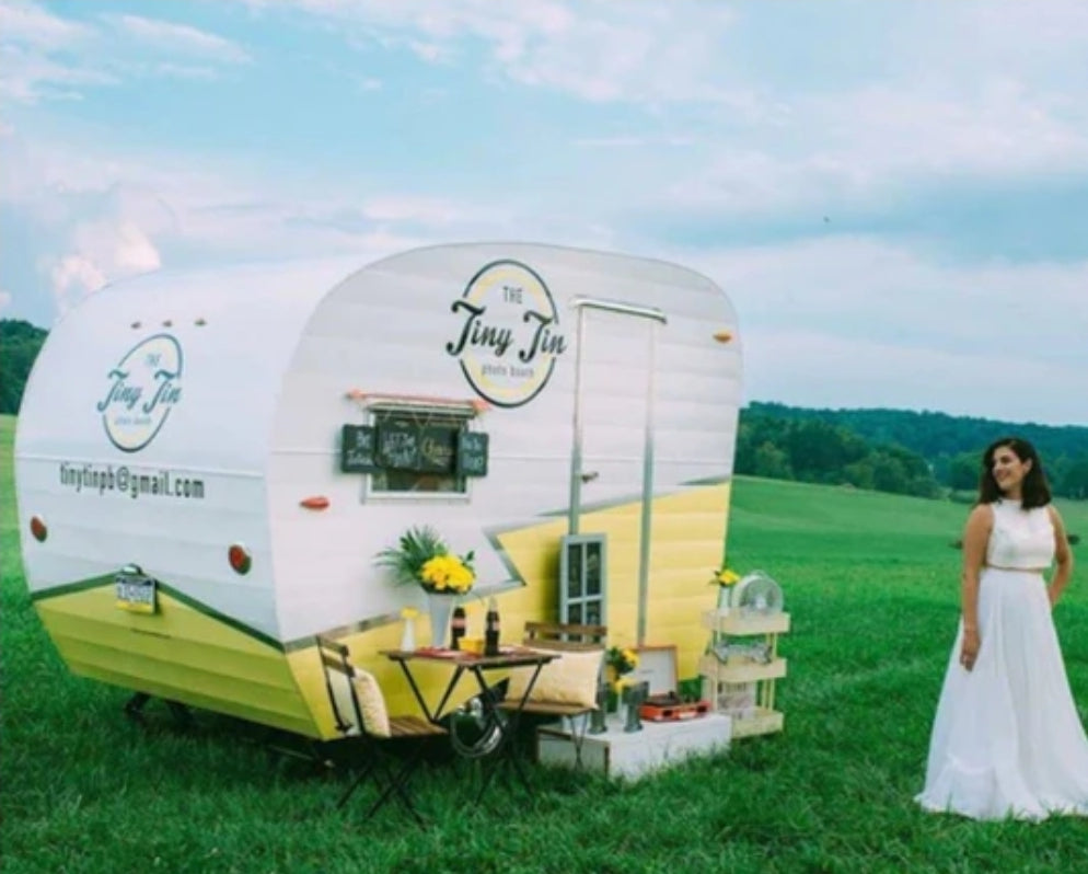 Brand new vintage style vending campers